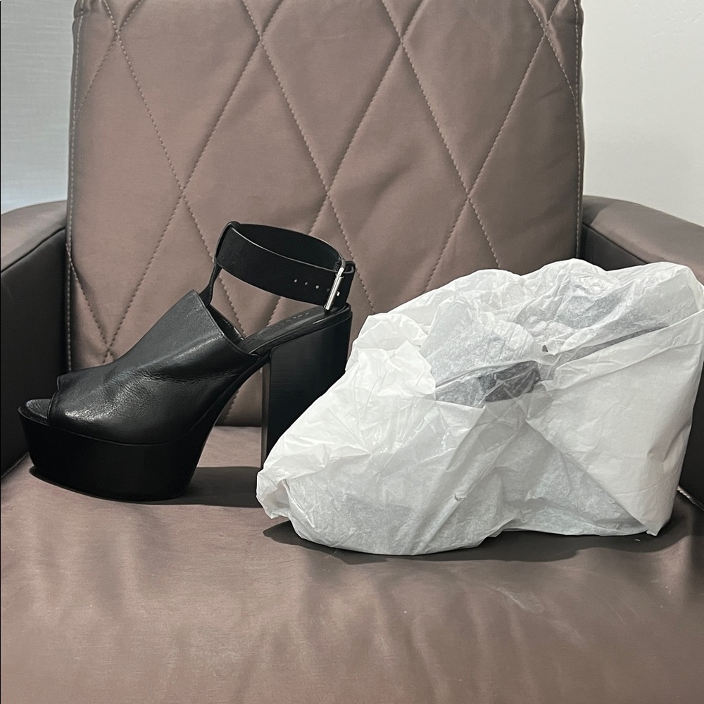 Rebecca Minkoff Black Leather Heels